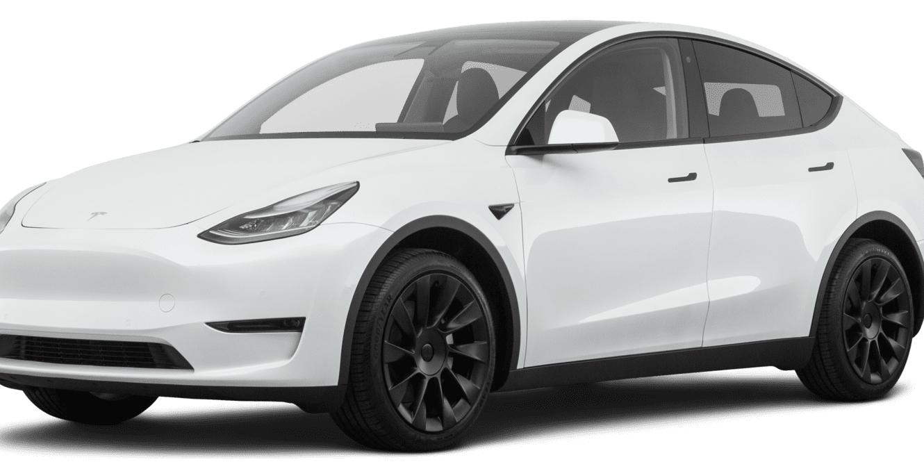 TESLA MODEL Y 2021 5YJYGAEE5MF155272 image